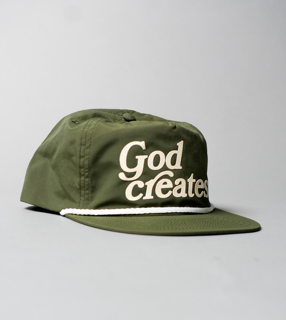 God Creates Army Nylon Hat